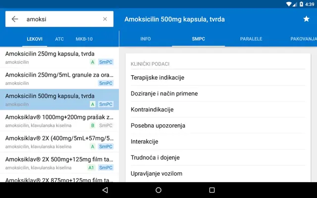 Baza Lekova android App screenshot 0