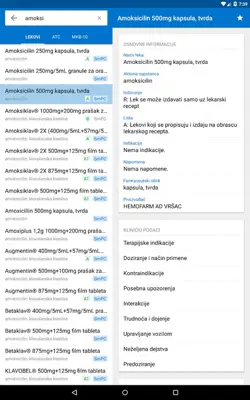 Baza Lekova android App screenshot 1
